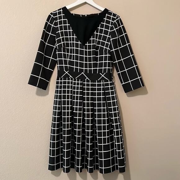 Tailored Pleated Midi Dress - Picture 1 of 6